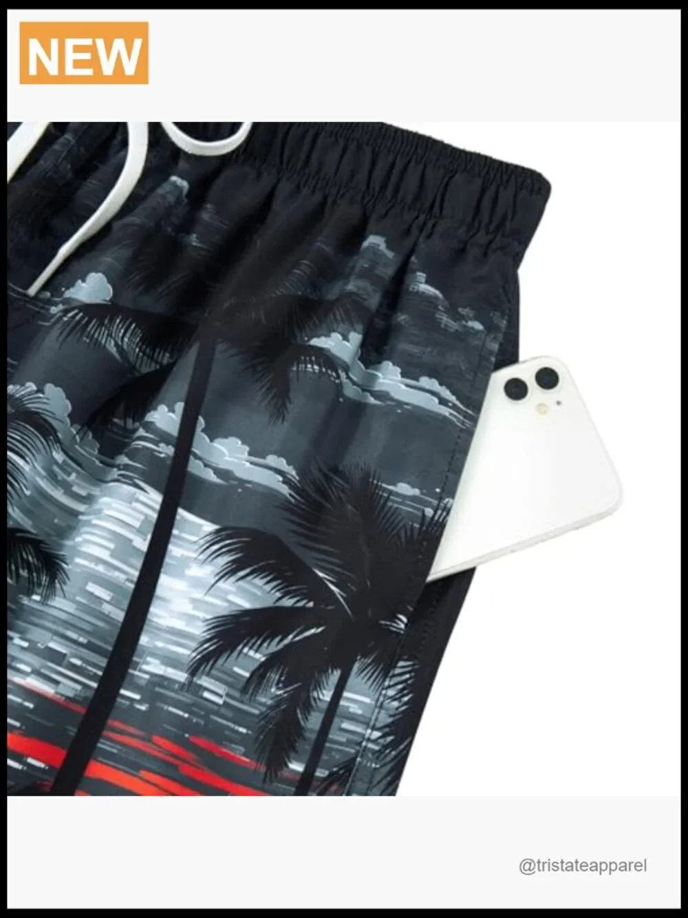 Men's 9 inch Board Shorts with Compression Liner Quick Dry Swim Trunks with